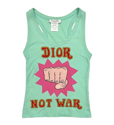 Dior “Not War” Logo Tank Too – Treasures of NYC